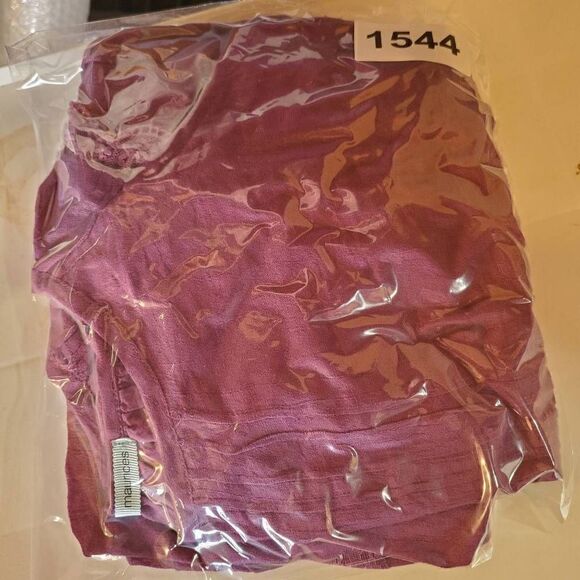 Maurices Dress Womens Medium Purple Ruffle Shoulder Sleeveless Tie Waist - Picture 10 of 10